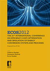 E-book, ECOS 2012 : The 25th International Conference on Efficiency, Cost, Optimization and Simulation of Energy Conversion Systems and Processes (Perugia, June 26th-June 29th, 2012), Firenze University Press