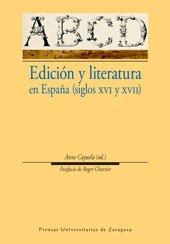 E-book, Edición y literatura en España, siglos XVI y XVII, Prensas de la Universidad de Zaragoza