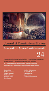 Fascicule, Giornale di storia costituzionale : 24, II, 2012, EUM-Edizioni Università di Macerata