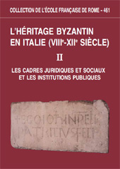 Chapter, Introduction générale, École française de Rome