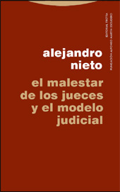 eBook, El malestar de los jueces y el modelo judicial, Nieto, Alejandro, Trotta