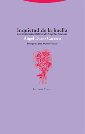 eBook, Inquietud de la huella : las monedas místicas de Angelus Silsius, Carrero, Ángel Darío, 1965-2001, Trotta