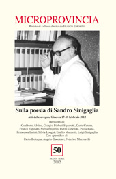 Articolo, Una intima comunione di giorni e di ricerca : dalle lettere di Sinigaglia a Gianfranco Contini (1944-1945), Interlinea