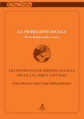 Fascículo, La professione sociale : rivista di studio, analisi e ricerca : semestrale monografico a cura del Centro Studi di Servizio Sociale : 43, 1, 2012, CLUEB