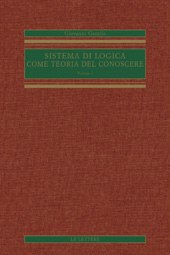 E-book, Sistema di logica come teoria del conoscere : volume primo, Le Lettere