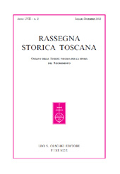 Fascicule, Rassegna storica toscana : LVIII, 2, 2012, L.S. Olschki