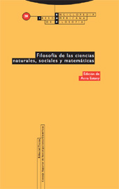 E-book, Filosofía de las ciencias naturales, sociales y matemáticas, Trotta
