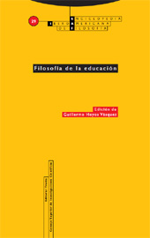 E-book, Filosofía de la educación, Trotta