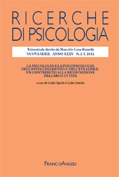 Article, La relazione intergenerazionale : ricerche/sperimentazioni in psicologia sociale, Franco Angeli