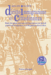 Fascicolo, Diritto, immigrazione e cittadinanza : 4, 2012, Franco Angeli