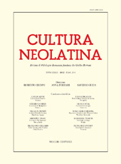 Issue, Cultura neolatina : LXXII, 3/4, 2012, Enrico Mucchi Editore