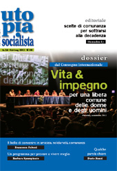 Fascicolo, Utopia socialista : trimestrale teorico per un nuovo marxismo rivoluzionario : 26, 2013, Prospettiva