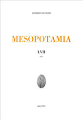 Fascículo, Mesopotamia : rivista di archeologia, epigrafia e storia orientale antica : XLVII, 2012, Le Lettere