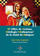 Kapitel, El 'Llibre de costums, privilegis i ordinacions' de la ciutat de Balaguer, Edicions de la Universitat de Lleida