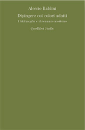 eBook, Dipingere coi colori adatti : I Malavoglia e il romanzo moderno, Quodlibet