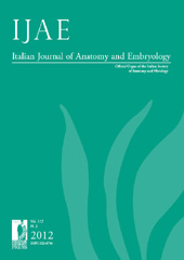 Heft, IJAE : Italian Journal of Anatomy and Embryology : 117, 3, 2012, Firenze University Press