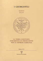 Issue, I Georgofili : quaderni : IV, 2012, Polistampa