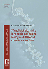 E-book, Sfingolipidi bioattivi e loro ruolo nell'azione biologica di fattori di crescita e citochine, Firenze University Press : Edifir