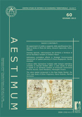Fascicolo, Aestimum : 60, 1, 2012, Firenze University Press
