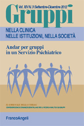 Artículo, Prospettive attuali nell'analisi di gruppo : andar per gruppi in un servizio psichiatrico : introduzione, Franco Angeli