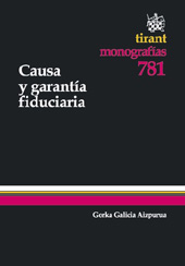 E-book, Causa y garantía fiduciaria, Galicia Aizpurua, Gorka, Tirant lo Blanch