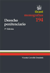 E-book, Derecho penitenciario, Cervelló Donderis, Vicenta, Tirant lo Blanch