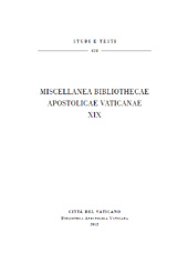 E-book, Miscellanea Bibliothecae Apostolicae Vaticanea XIX., Biblioteca apostolica vaticana