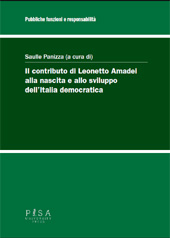 eBook, Il contributo di Leonetto Amadei alla nascita e allo sviluppo dell'Italia democratica, PLUS-Pisa University Press