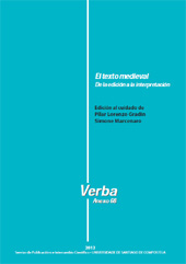 E-book, El texto medieval : de la edición a la interpretación, Universidad de Santiago de Compostela