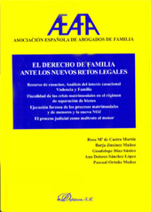 E-book, El derecho de familia ante los nuevos retos legales, Dykinson