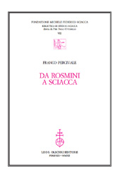 E-book, Da Rosmini a Sciacca, Percivale, Franco, L.S. Olschki