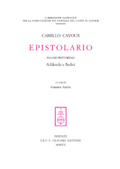 E-book, Epistolario : volume XXI : addenda e indici, Cavour, Camillo Benso, conte di, 1810-1861, L.S. Olschki