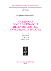 E-book, Catalogo degli incunaboli della Biblioteca Antoniana di Padova, L.S. Olschki