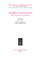 eBook, Teofilo Gallaccini : selected writings and library, L.S. Olschki