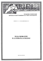 Heft, Ariel (nuova serie) : semestrale di drammaturgia dell'istituto di studi pirandelliani e sul teatro contemporaneo : 2, 2012, Bulzoni