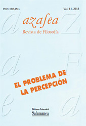 Artículo, Percepción y atención : una aproximación fenomenológica, Ediciones Universidad de Salamanca