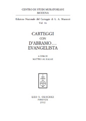 E-book, Carteggi con D'Abramo... evangelista, Muratori, Ludovico Antonio, 1672-1750, L.S. Olschki