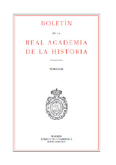 Fascicolo, Boletín de la Real Academia de la Historia : CCIX, I, 2012, Real Academia de la Historia