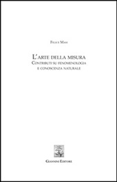 E-book, L'arte della misura : contributi su fenomenologia e conoscenza naturale, Masi, Felice, Giannini