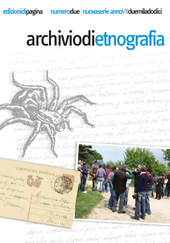 Issue, Archivio di etnografia : rivista del dipartimento di scienze storiche, linguistiche e antropologiche, Università degli studi della Basilicata : VII, 2, 2012, Edizioni di Pagina