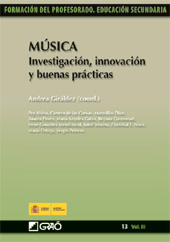 E-book, Música : investigación, innovación y buenas prácticas : vol. 3, Ministerio de Educación, Cultura y Deporte