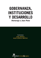 E-book, Gobernanza, instituciones y desarrollo : homenaje a Joan Prats, Tirant lo Blanch