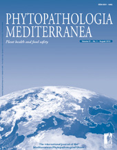 Fascicolo, Phytopathologia mediterranea : 51, 3, 2012, Firenze University Press