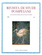Issue, Rivista di studi pompeiani : XXIII, 2012, "L'Erma" di Bretschneider