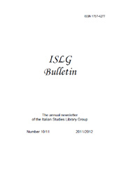 Article, Edoardo Perino : a Publisher in Roma italiana, Italian Studies Library Group