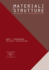 Issue, Materiali e strutture : problemi di conservazione : 1/2, 1/2, 2012, Edizioni Quasar