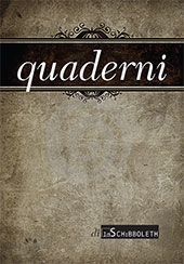 Zeitschrift, Quaderni di Inschibboleth, InSchibboleth
