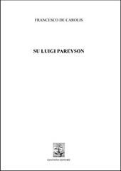 E-book, Su Luigi Pareyson, De Carolis, Francesco, Giannini