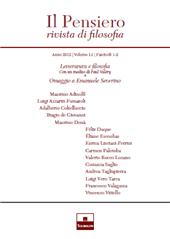 Article, Emanuele Severino e Giovanni Gentile : linee di filosofia italiana, InSchibboleth