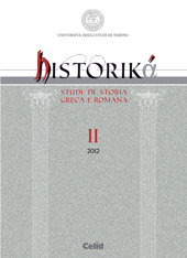 Revue, Historikà : studi di storia greca e romana, Celid